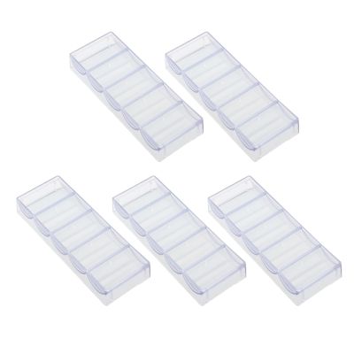 Mjaie Compartment Acrylic Case Portable Design for Organized