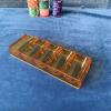Mjaie Compartment Acrylic Case Portable Design for Organized view 3