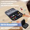1 Polyester Pin Display Book 6 Pages, Compact Travel with Clear Slots for Collectors & Retailers Portable Badge Collector Organizers view 3