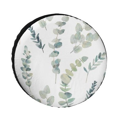 VVTDESA Eucalyptus Leaves Print Car Seat Cover Stretchable 95% Polyester + 5% Spandex Universal Fit Seat