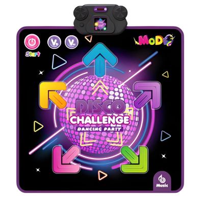 Mjaie Foldable Dance Mat with Music & Light Effects for Active Play and Motor Skill Development Music Rhythm Game Mat