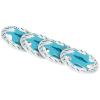 Drfeify 4pcs Aluminum Alloy CNC Simulated Brake Disc, Wear Resistant Rust Proof Lightweight, with Anodized Surface for 1:10 RC Car Off Road Vehicle Climbing Vehicle (Blue) view 4