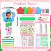 24 Packs Father's Day Craft Kit, Make Your Own Flowers Pot Craft Kit, Flower Picture Frames for Spring Crafts and Father's Day, Fun Spring Activities for Father's Day Gift view 2