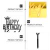 TOPPERFUN King Birthday Cake Topper Crown Design 5pcs Acrylic Non-edible Cake Decoration for Birthday Party Celebration view 3