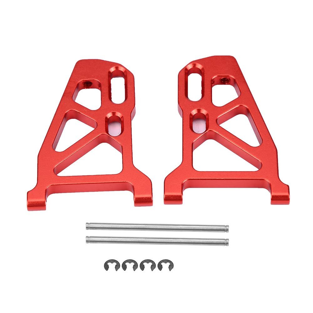 Aluminium Alloy Front Lower Suspension Arm, RC Front Lower Suspension Arm for FS 53633 51805 51806 1/10 Scale RC Car, CNC Machined with Anodized Finish (513007R red)