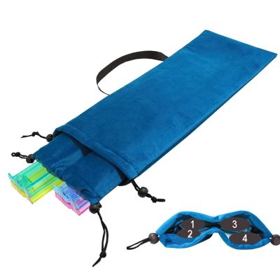 Mahjong Rack Storage Bags | Mahjong Pusher Carrying Bag Protective Drawstring Sleeve, Game Accessory for Travel Party Home Club Tournament Family Gathering(Only Bag)