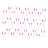 Toyvian 30pcs Bunny Ear Cake Toppers Rabbit Ear Cupcake Picks Easter Cake Decor Party Decorations for Birthday and Spring Celebration view 1
