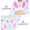 Toyvian 30pcs Bunny Ear Cake Toppers Rabbit Ear Cupcake Picks Easter Cake Decor Party Decorations for Birthday and Spring Celebration view 3