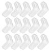 Hoement 16pcs Soft PVC Table Corner Protectors Safety Furniture Edge Guards Childproof Glass Table Bumpers for Nursery and Home view 1