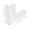 Hoement 16pcs Soft PVC Table Corner Protectors Safety Furniture Edge Guards Childproof Glass Table Bumpers for Nursery and Home view 2