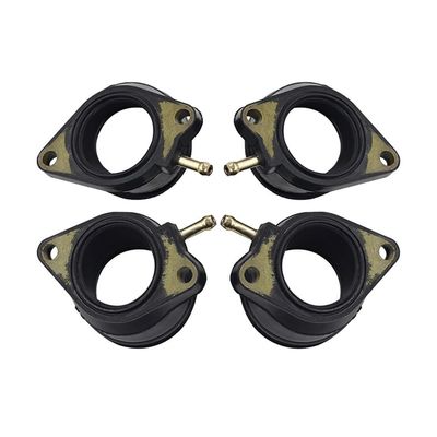 4Pcs Motorcycle Parts Carburetor Interface Compatible with FZS600 5DM Outlet Manifold 5DM-13586-01 FZS 600 Accessories