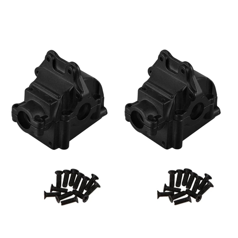 RC Cars Models Parts For Wltoys 144001 144002 144010 124007 124016 124017 124019 Metal GearBox Housing Gear Box Shell Differential Case Upgrade Parts(Black)