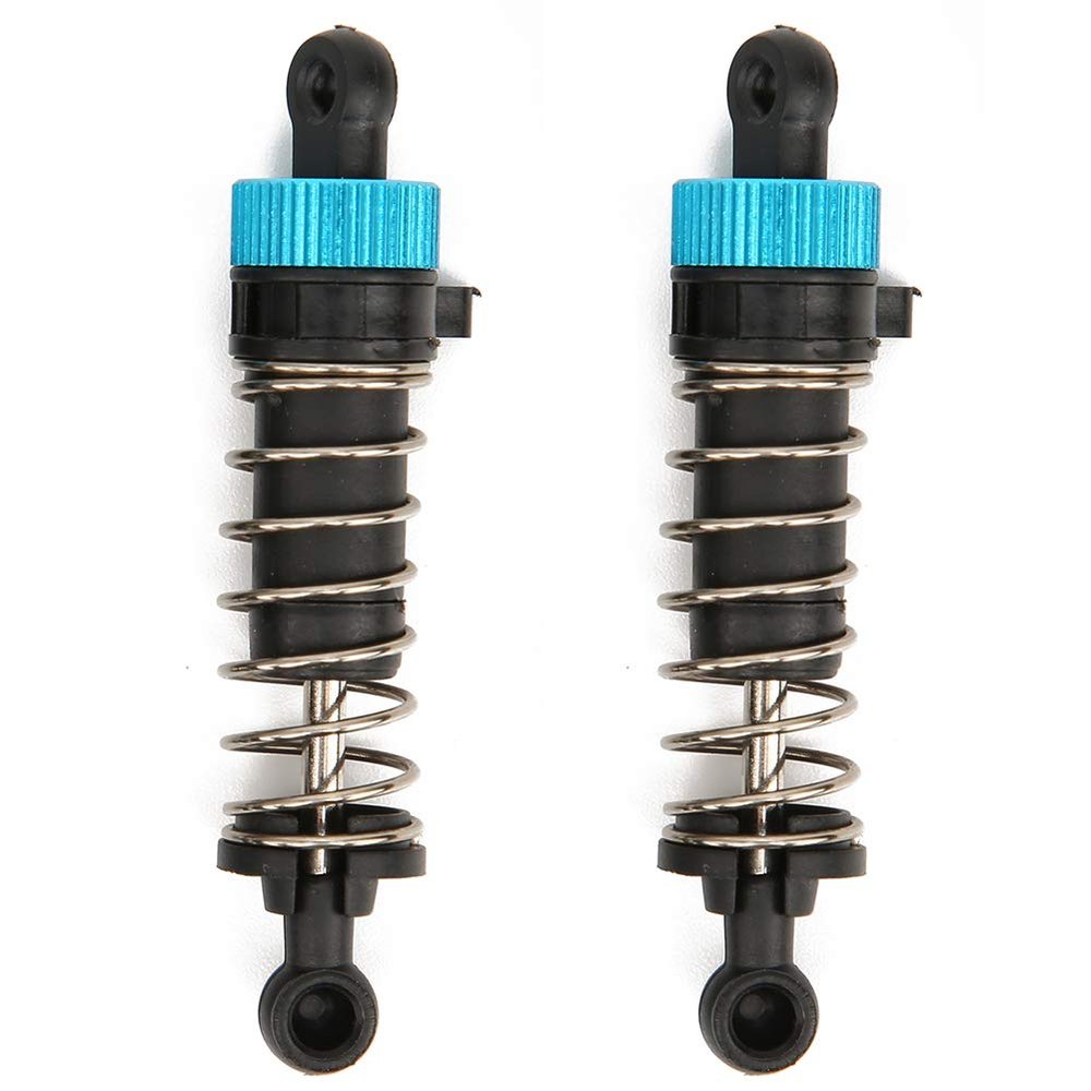 Rear Shock Struts Damper RC Spare Parts High Performance Durable Metal Plastic Construction Smooth Damping Effect Perfect Fit for A959B A979B 1/18 Scale RC Car 2Pcs Blue