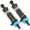 Rear Shock Struts Damper RC Spare Parts High Performance Durable Metal Plastic Construction Smooth Damping Effect Perfect Fit for A959B A979B 1/18 Scale RC Car 2Pcs Blue view 4