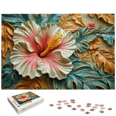 Puzzles for Adults 1500 Pieces, Flower Wooden Puzzles for Adults, Plant Puzzle with Exquisite Packaging Box, Impossible Challenging Wooden Puzzle for Family/Friends, Home Decor, Gifts for Women, -6932