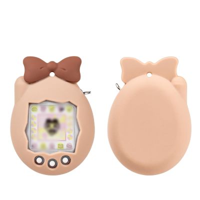 Protective Case for Tamagotchi Connection V3, Mini Box Portable Shockproof Protective Cover Dustproof Sleeve Accessories for Kids (Light Brown)