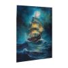 RMYRHQ Moonlit Galleon On Turquoise Ocean Waves Wood Jigsaw Puzzles Adult 500pieces Ethereal Maritime Artwork Calming Puzzle Activity for Ocean Lovers Great Gifts for Birthdays and Housewarmings view 3