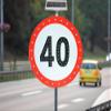 Auoriflex 24" LED Flashing Solar Powered Speed Limit 20/30/40/50/60/80 Sign Sign in Traffic Road Highway (40) view 1