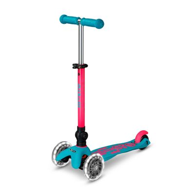 Micro Kickboard Mini Foldable LED Toddler Scooter, Ages 2-5, Up to 110lbs