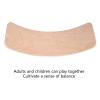 Wobble Board for Toddlers, Wooden Beech Fitness Board, 32.3x11.8 Inch, Kids Balance Toy - Curvy Surface Design, Supports Posture and Vestibular Development, Fun Indoor Play for view 2