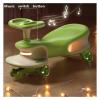 Wiggle Car Ride on Toy for Ages 3 and Up Wiggle Car with Music Lights Silent Wheels Anti-Rollover, for Indoor Outdoor Twisting Cars(Yellow) view 4