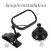 Alasum Car Observation Mirror Rear Facing Car Mirror with Suction Cup Adjustable for Backseat Travel view 3