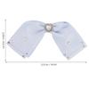 Alasum 2pcs Blue Fabric Bow Hair Clips for Ribbon Hair Accessories Side Bang Decorative Barrettes view 2