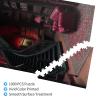 RMYRHQ Opulent Gothic Reading Room Wooden Jigsaw Puzzles Adult 1000pieces Exquisite Red&Black Library with Stained Glass&Leather Armchair Detailed for Collectors Valentines Day and Birthday Gifts view 4