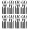 Drfeify 8Pcs Aluminum Alloy Ball Head, Upgrade Damper for RC Car, with Lightweight Design, Fit for HPI HSP LOSI AXIAL HIMOTO 1/10 Scale view 3