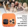 YUEHISY Phone Unlocked for Seniors Kids, Dual SIM Dual Standby Cell Phone with 1.77 Display, Loud Speaker One Touch Dialing MP3 Bluetooth FM (Orange) view 2
