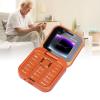 YUEHISY Phone Unlocked for Seniors Kids, Dual SIM Dual Standby Cell Phone with 1.77 Display, Loud Speaker One Touch Dialing MP3 Bluetooth FM (Orange) view 4