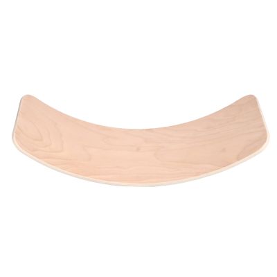 Wooden Wobble Board for Toddlers, 32.3x11.8in Beech Wood Balance Board with Curvy Surface, 220lbs Load Capacity Develops Body Balance, Sensory Play, and Imaginative Kids Toy Gift