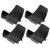 Julihai RC Parts, Durable Plastic Shock Absorption Cover, 4Pcs Lightweight Damping Caps for 1:8 Remote Control Car Accessories (Black) view 2