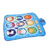 Alomejor Music Dance Mat for Kids, Thick Ethenyl Non Slip Playmat with Builtin Music and 80 Sounds for Family Fun and Exercise (Blue) view 3