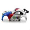 1/10 Scale RC Drift Racing Touring On Road Car Painted Body Shell, Spoiler Included, Pre-Cut, 258mm Wheelbase (BMW BMW M3 GT2 Style) view 3