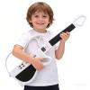 Alomejor Kids Guitar Toy, Rechargeable Stringless Smart Electric Guitar, LED Lights, Fun Musical Instrument for Toddlers and Children (White) view 3