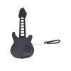 Alomejor Mini Guitar, Silicone Portable Foldable Guitar Keychain with Sound Chips for Kids and Adults, Ideal Musical Toy for Ages 2-9 (Black and White Version) view 1