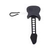 Alomejor Mini Guitar, Silicone Portable Foldable Guitar Keychain with Sound Chips for Kids and Adults, Ideal Musical Toy for Ages 2-9 (Black and White Version) view 3