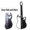 Alomejor Kids Guitar Toy, Rechargeable Stringless Smart Guitar Musical Instrument with LED Lights for Toddlers Ages 3-7 (Black) view 3