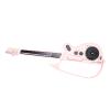 Alomejor Kids Electric Guitar, ABS Material, LED Lights, Builtin DJ Turntable for Toddlers Aged 3 and Up (Pink) view 2