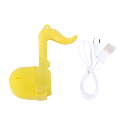 Alomejor Musical Toys, Plastic Rechargeable Electronic Instrument for Kids, Educational Tadpole Synthesizer with Digital Sound for Learning and Fun (Yellow)