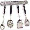 1:12 Scale Stainless Steel Mini Kitchen Tools for Dollhouses, Realistic Utensil Set for Fairy Gardens, DIY Craft Dioramas and Model Displays view 1
