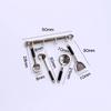 1:12 Scale Stainless Steel Mini Kitchen Tools for Dollhouses, Realistic Utensil Set for Fairy Gardens, DIY Craft Dioramas and Model Displays view 2