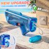 SHNAYLE 2 Pack Electric Water Gun for Adults Kids USB-C Charging Port, Automatic High Powered Squirt Gun,Powerful Shooting Long Range Auto Water Blaster, Outdoor Water Toy Pool Game (Blue+Red) view 2