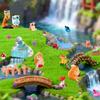U-Zimikee 100 Pcs Mini Fairy Garden Accessories - Miniature Landscape Decorations with Bridge Pond House Gnome Figurines Mini Resin Animals Miniature Garden Figures Bulk for Dollhouse Garden Craft view 2