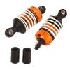 2PCS RC Car Shock Absorber, Aluminum Alloy Plastic Shock Damper for ZD Racing 1/16 S16 EX16, Replacement Front Suspension Part with High Elasticity Spring (Orange) view 1