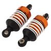 2PCS RC Car Shock Absorber, Aluminum Alloy Plastic Shock Damper for ZD Racing 1/16 S16 EX16, Replacement Front Suspension Part with High Elasticity Spring (Orange) view 2