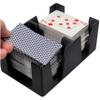 Revolving Six Deck Playing Card Tray for 2-6 Decks: Made in USA (Black) view 1