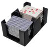 Revolving Six Deck Playing Card Tray for 2-6 Decks: Made in USA (Black) view 4
