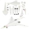 SEBUNAS 1:100 Scale TU-160 Boomber Quick Assembly Model Kit view 1